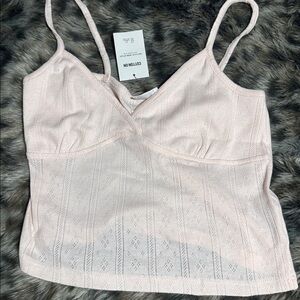 Cotton On Blush Lace Knit Top